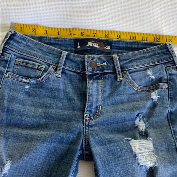 Hollister super skinny jeans distressed size 1 - Picture 4 of 12